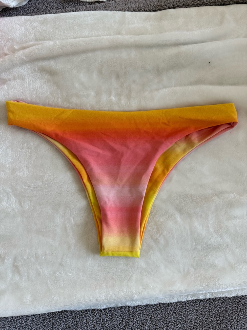 Skatie Ombre Yellow to Pink Women's Bikini Bottom